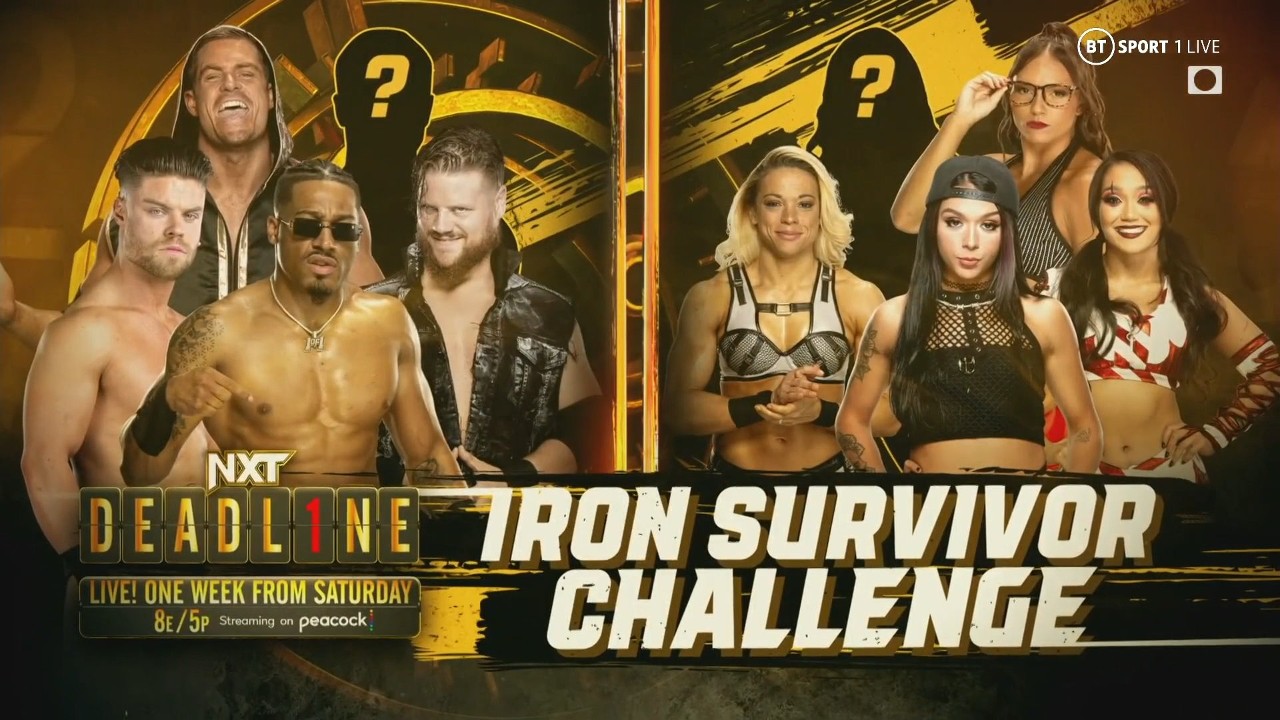 Vidéos et Carte du Premium Live Event WWE NXT Deadline 2022! InfoLutte
